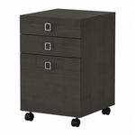 Bush Business Furniture Echo 3 Drawer Mobile File Cabinet, Charcoal Maple (KI60301-03)