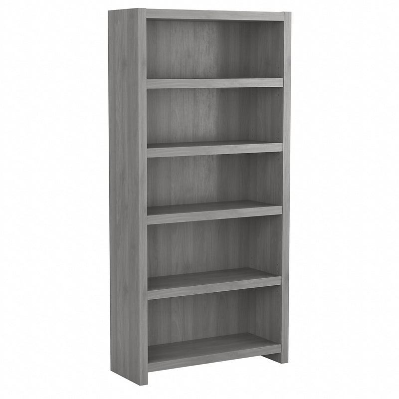 Bush Business Furniture Echo 5 Shelf Bookcase, Modern Gray (KI60404-03)