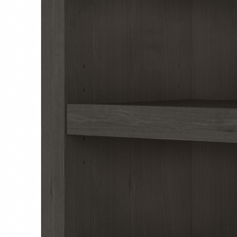 Bush Business Furniture Echo 5 Shelf Bookcase, Charcoal Maple (KI60304-03)