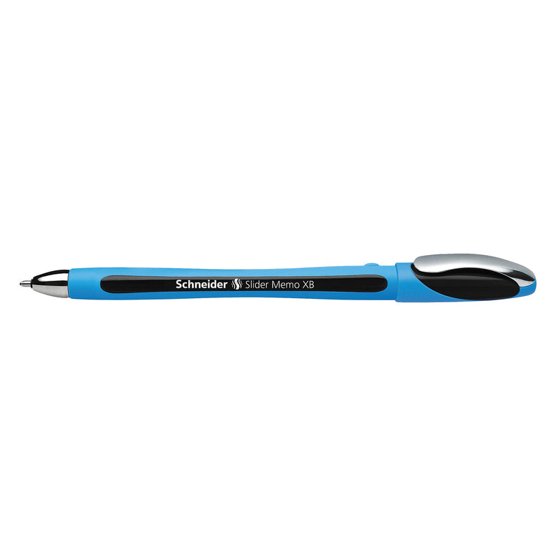 Schneider Slider Memo Ballpoint Pen, Extra Broad Point, Black Ink, 10/Box (150201)
