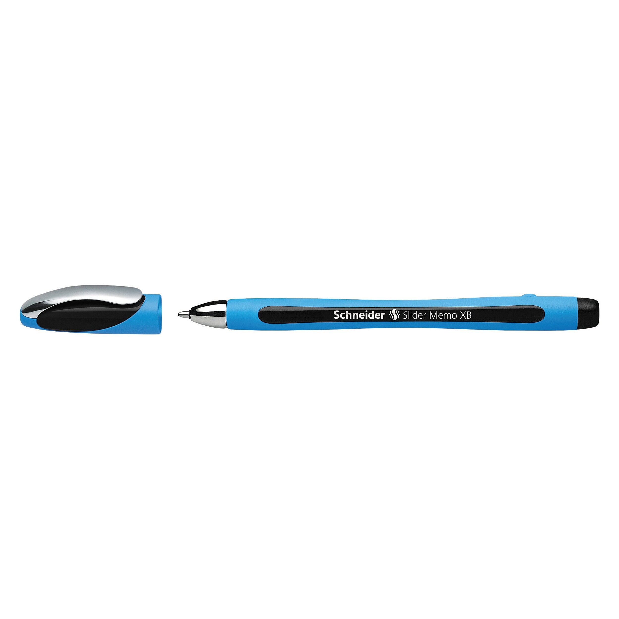 Schneider Slider Memo Ballpoint Pen, Extra Broad Point, Black Ink, 10/Box (150201)