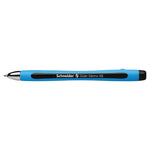 Schneider Slider Memo Ballpoint Pen, Extra Broad Point, Black Ink, 10/Box (150201)