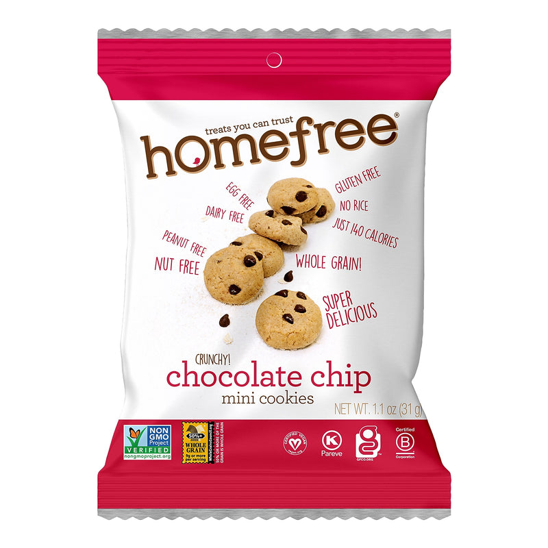 HomeFree Gluten Free Cookies Variety Pack, 1.1 oz., 20/Box (600-00264)