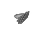 Deflect-O Standing Desk Plastic File Organizer, Gray (400003)