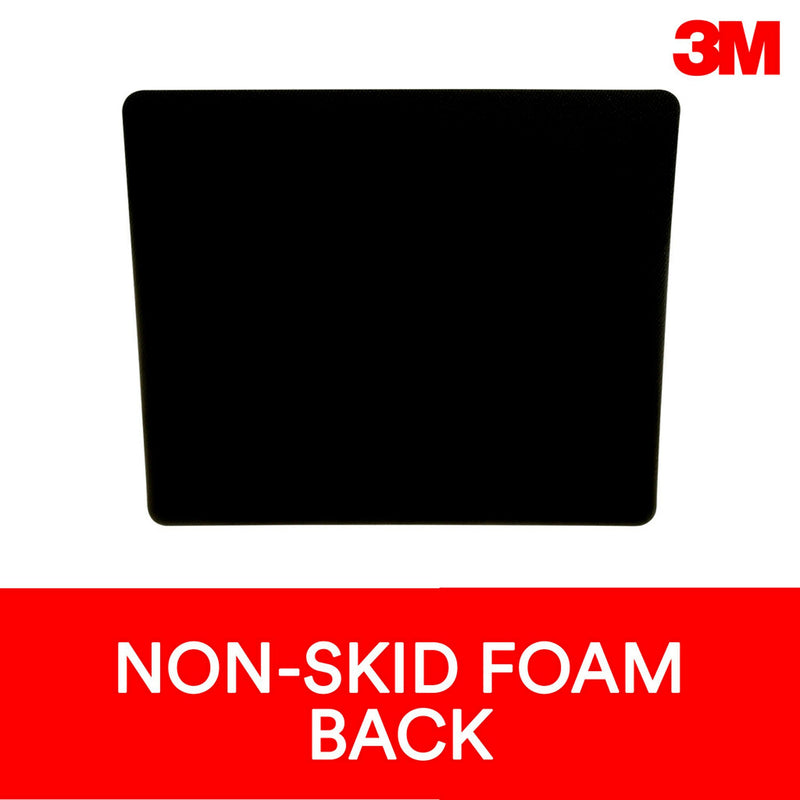 3M™ Precise™ Foam Non-Skid Mouse Pad, White Bitmap (MP114-BSD1)