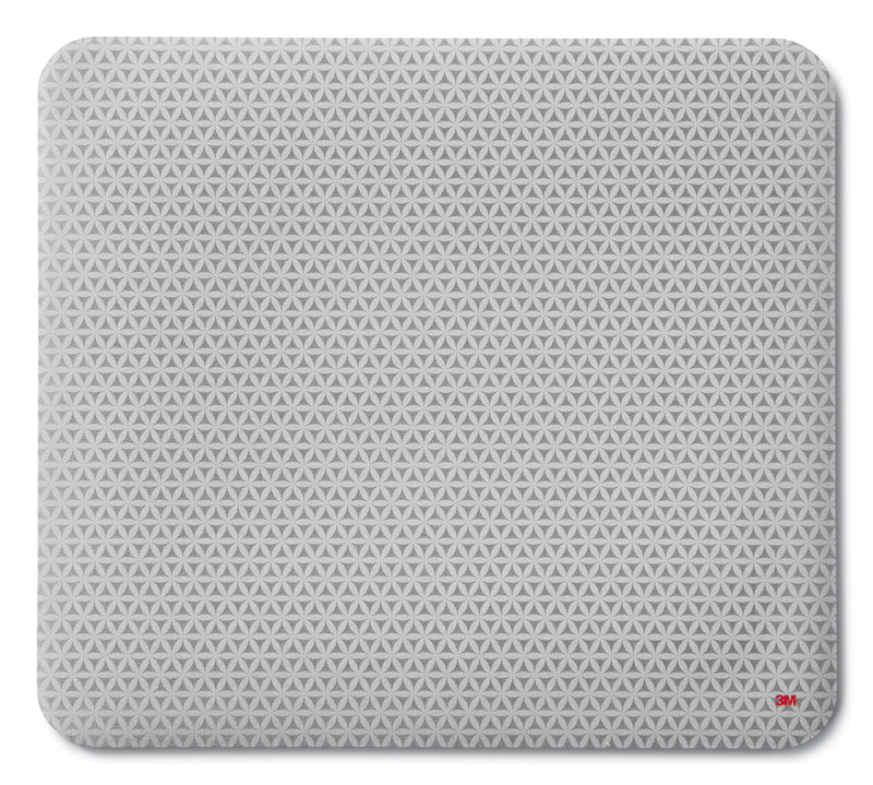 3M™ Precise™ Foam Non-Skid Mouse Pad, White Bitmap (MP114-BSD1)