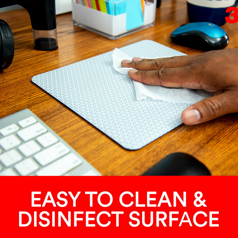 3M™ Precise Bitmap Mouse Pad with Adhesive Back, Non-Skid, Gray (MP200PS)