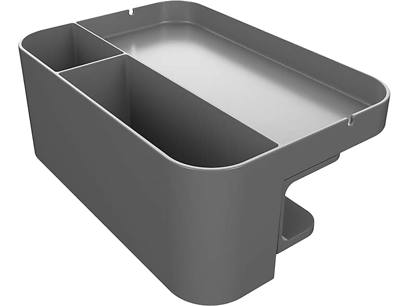 Deflect-O Standing Desk ABS Plastic Large Desk Organizer, Gray (400002)