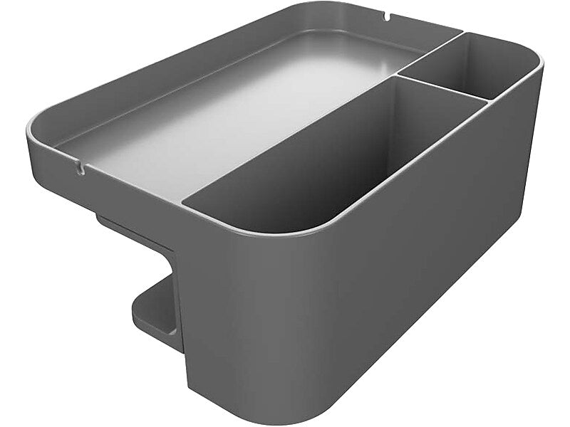 Deflect-O Standing Desk ABS Plastic Large Desk Organizer, Gray (400002)