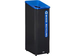 Rubbermaid Sustain Recycling Station, 15 Gallon, Black/Blue (2078994)
