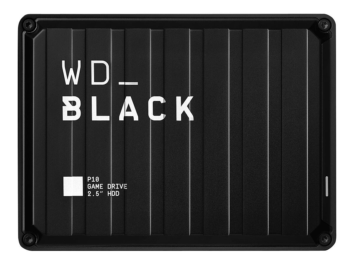 WD WD_BLACK P10 Game Drive 4TB External Portable Hard Drive, Black (WDBA3A0040BBK-WESN)