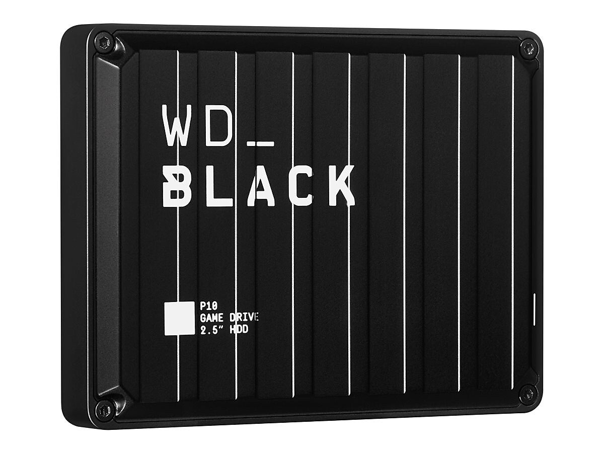 WD WD_BLACK P10 Game Drive 4TB External Portable Hard Drive, Black (WDBA3A0040BBK-WESN)