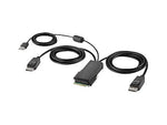 Belkin Secure 6' Display Port to USB C Audio/Video Monitor Cable, Black (F1DN2MOD-HC-P06)