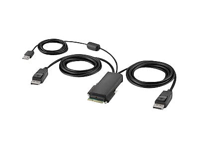 Belkin Secure 6' Display Port to USB C Audio/Video Monitor Cable, Black (F1DN2MOD-HC-P06)