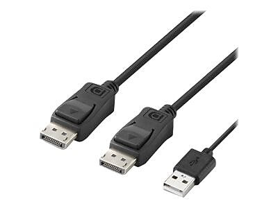 Belkin Secure 6' Display Port to USB C Audio/Video Monitor Cable, Black (F1DN2MOD-HC-P06)