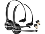 Delton Noise Canceling Bluetooth On Ear Mobile Headset, Black, 2/Pack (DBTHEAD10XBTDLX2)