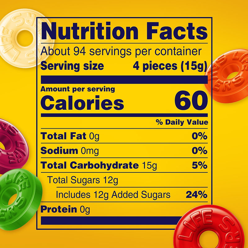 LIFE SAVERS 5 Flavors Hard Bulk Candy, Party Size, 50 oz. (WMW28098)