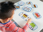 Learning Resources Spelling Puzzle Cards Self Correcting Puzzles Manipulative, 20/Set (LER6086)