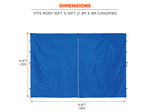 Ergodyne SHAX 6096 Pop-Up Tent Sidewall with Zipper, Blue (12979)