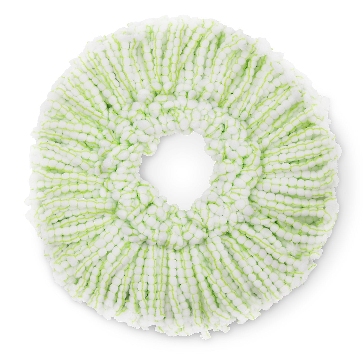 Libman Tornado Microfiber Spin Mop Head, Green/White, 4/Carton (1284004)