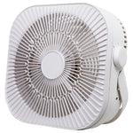 Optimus 12" 3-Speed Box Fan, White, (F-1023)