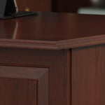 Bush Furniture Saratoga 66"W L Shaped Computer Desk with Drawers, Harvest Cherry (EX45670-03K)