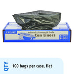 Stout 65 Gallon Industrial Trash Bag, 51" x 50", 1.5 mil, Brown, 100 Bags/Box (STOT5051B15)