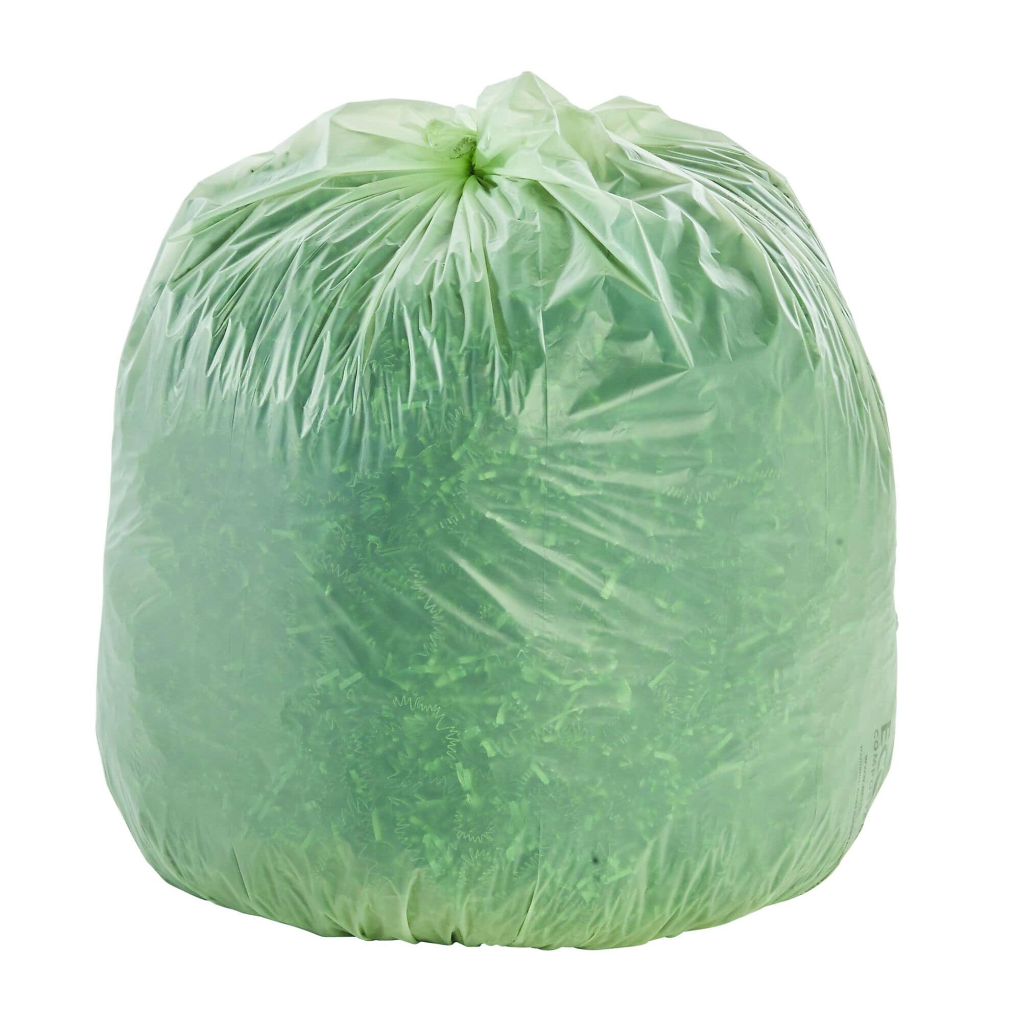 AbilityOne Controlled Life Cycle 13 Gallon Industrial Trash Bag, 30" x 24", Low Density, 0.7 mil, White, 120 Bags/BX (DGB13M120)