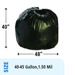 AbilityOne 40 X 48 BROWN/BLACK LLDPE TOTA