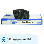 AbilityOne Envision TRC 55-60 Gallon Industrial Trash Bag, 38" x 60", Low Density, 1.5 mil, Black Brown, 100 Bags/Box (TRC3860)