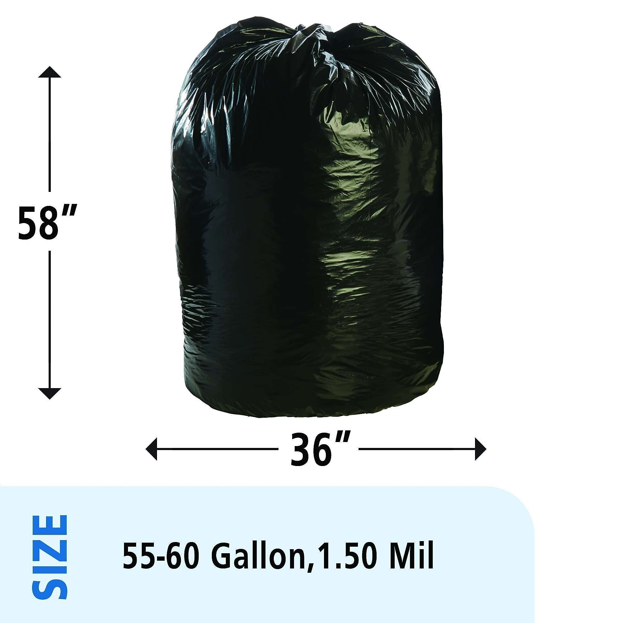 36 X 58 BROWN/BLACK LLDPE TOTA