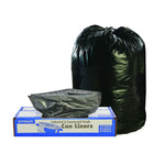 AbilityOne Envision TRC 55-60 Gallon Industrial Trash Bag, 38" x 60", Low Density, 1.5 mil, Black Brown, 100 Bags/Box (TRC3860)