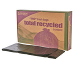 AbilityOne Envision 65 Gallon Industrial Trash Bag, 50" x 51", Low Density, 1.5 mil, Brown/Black, 100 Bags/Box (8105013862428)