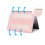 Techprotectus Laptop Case with Keyboard Cover and Screen Protector, Rose Quartz, Plastic (TP-RQ-K-MP14M1)