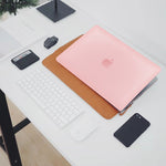 Techprotectus Laptop Case with Keyboard Cover and Screen Protector, Rose Quartz, Plastic (TP-RQ-K-MP14M1)