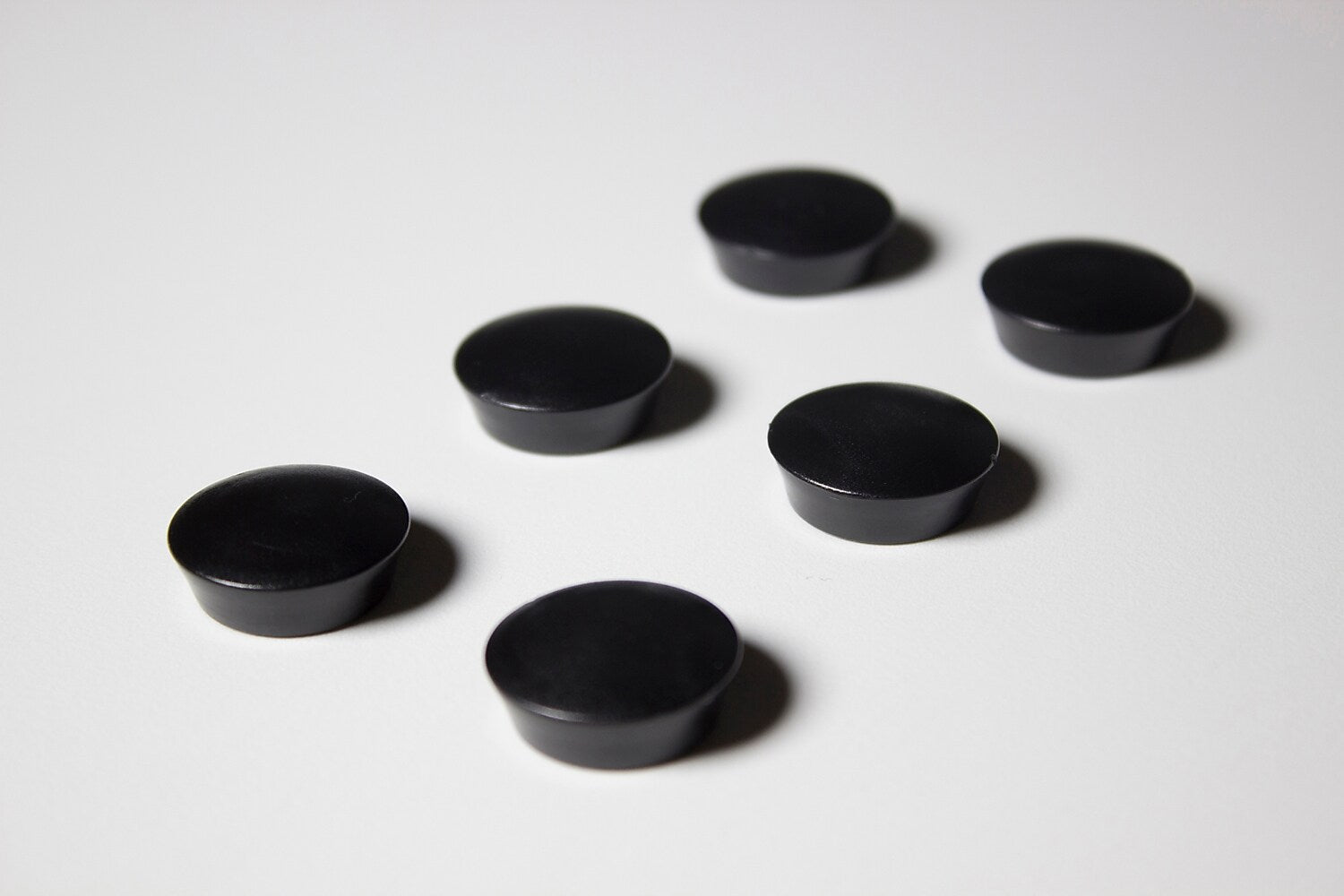 Ghent 6-Count Rare Earth Magnets, Black (HMYREMAG6)