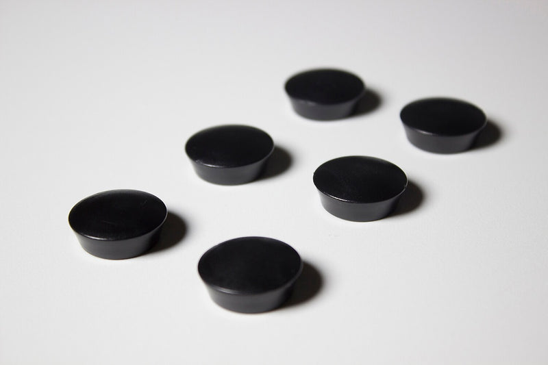 Ghent 6-Count Rare Earth Magnets, Black (HMYREMAG6)