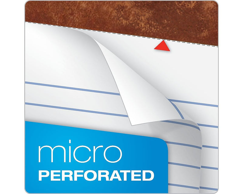 TOPS Legal Junior Notepads, 5" x 8", Narrow Ruled, White, 50 Sheets/Pad, 12 Pads/Pack (TOP 7500)