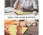 TOPS Legal Pad Notepad, 8.5" x 11.75", Wide Ruled, Canary, 50 Sheets/Pad, Dozen (7532)