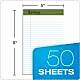 Ampad Earthwise 100% Recycled Ruled Pad,  5x8", Jr. Legal Ruling, White, 50 Sheets/Pad, 12 Pads/Pack (20152)