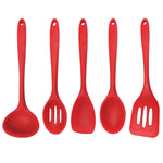 Better Houseware Silicone Cooking Utensils, 5-Piece (3500/R)