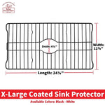 Better Houseware Coated-Steel Extra-Large Sink Protector, Black (1424/E)