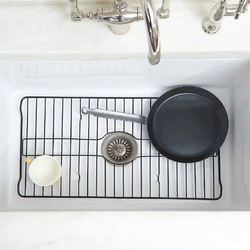 Better Houseware Coated-Steel Extra-Large Sink Protector, Black (1424/E)