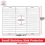 Better Houseware Stainless Steel Small Sink Protector, Silver (1485.8)