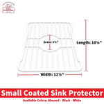 Better Houseware Coated-Steel Small Sink Protector, White (1485/W)
