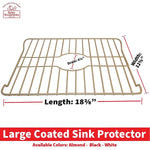 Better Houseware Coated-Steel Large Sink Protector, Beige (1487/A)