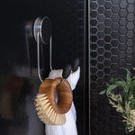 Better Houseware Stainless Steel Magnetic Double Hook, Silver (2412)