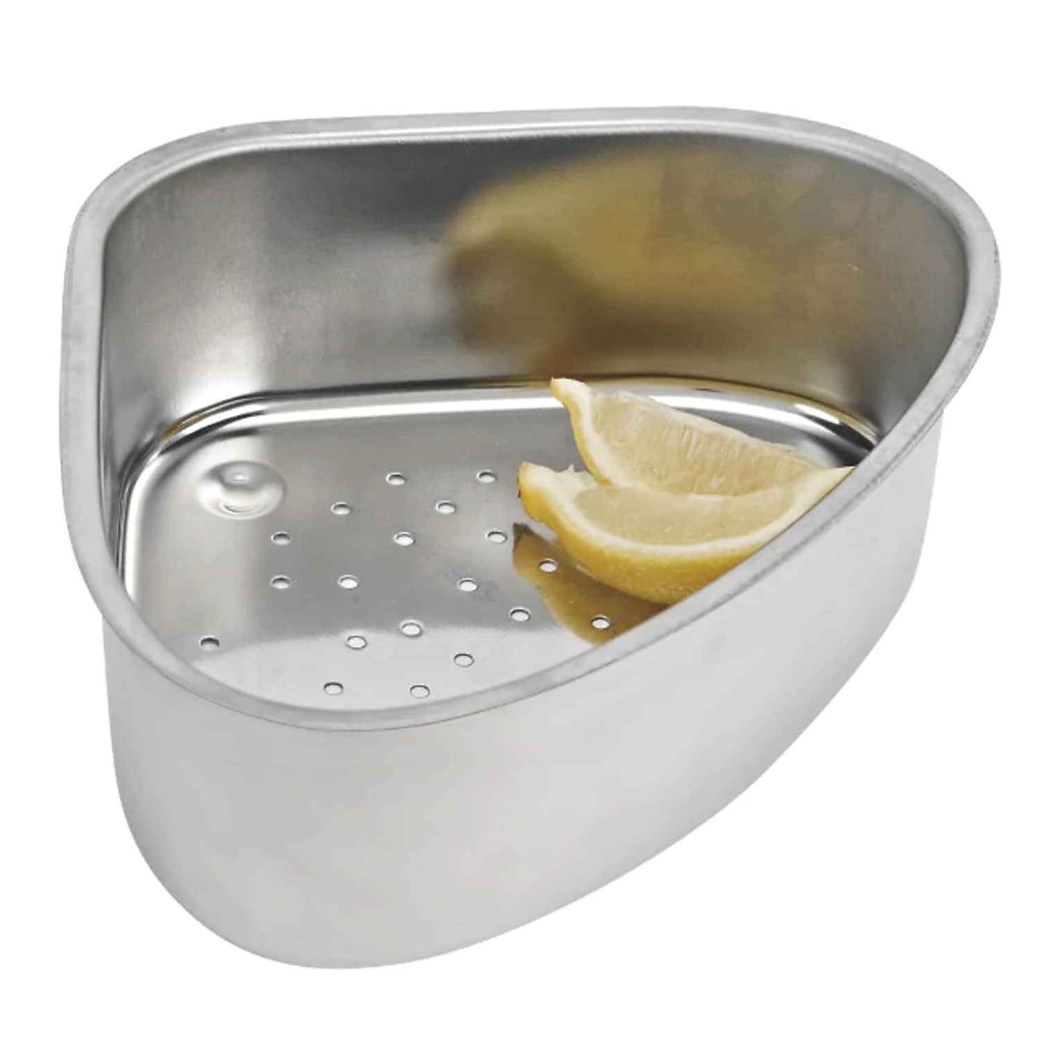 Better Houseware Stainless Steel Corner Sink Strainer, Silver (726)