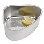 Better Houseware Stainless Steel Corner Sink Strainer, Silver (726)