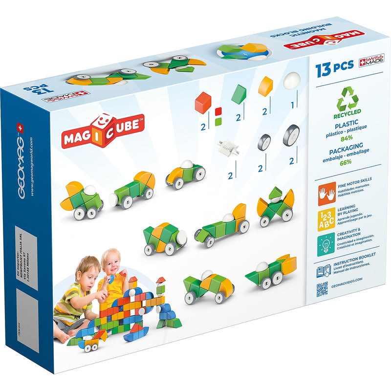 Geomag Magicubes Building Sets, 13 Pieces/Pack (GMW202)